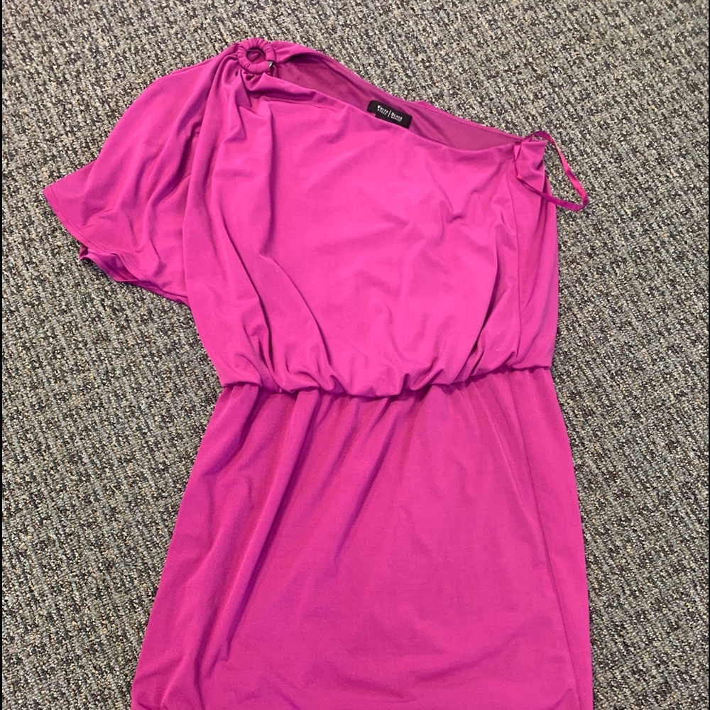 WHBM Mini Dress - 1 shoulder
